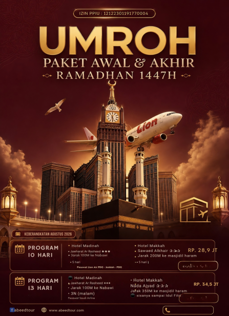 UMROH PLUS THAIF AGUSTUS 9 HARI